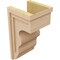 Ekena Millwork 10"W x 10"D x 20"H Wide Highland Rough Cedar Woodgrain TimberThane Corbel, Primed Tan CORUR10X10X20HLDRCPR - alternate 4